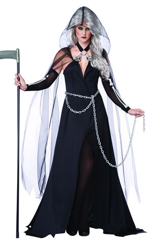 フード付きロングドレスのセクシー死神コスチューム California Costumes カリフォルニア コスチューム のハロウィンコスチューム Lcc ハロウィン仮装衣装通販ショップ ハッピーコスチューム